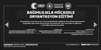 Birinci Sınıf Öğrencilerimize Bağımlılıkla Mücadele Oryantasyon Eğitimi Verildi.