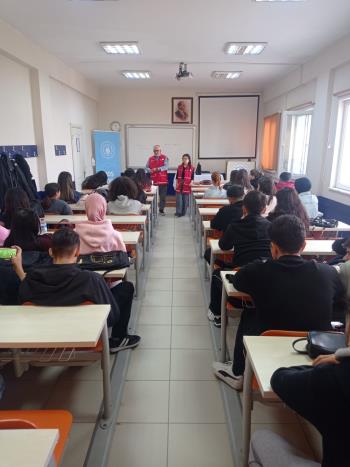 Balıkesir/Erdek Kızılay Şube Başkanlığından Yüksekokulumuza Ziyaret