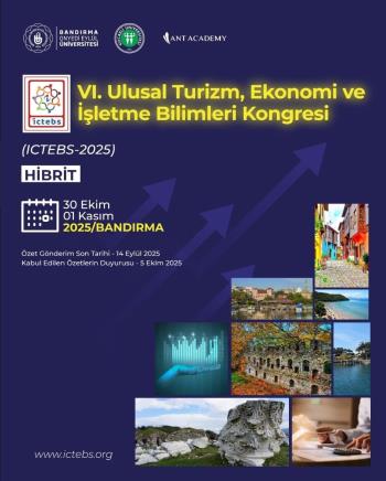 VI. Uluslararası Turizm, Ekonomi ve İşletme Bilimleri Kongresi (ICTEBS 2025) Düzenleniyor.